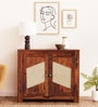 Adelaide Sheesham Wood 2 Door Sideboard in Honey Oak Finish