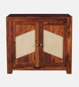 Adelaide Sheesham Wood 2 Door Sideboard in Honey Oak Finish