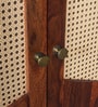 Adelaide Sheesham Wood 2 Door Sideboard in Honey Oak Finish