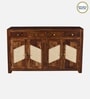 Adelaide Sheesham Wood 4 Door 4 Drawer Sideboard in Provincial Teak Finish