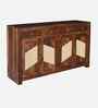 Adelaide Sheesham Wood 4 Door 4 Drawer Sideboard in Provincial Teak Finish