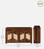 Adelaide Sheesham Wood 4 Door 4 Drawer Sideboard in Provincial Teak Finish