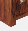 Adelaide Sheesham Wood 4 Door Sideboard In Honey Oak Finish
