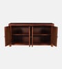 Adelaide Sheesham Wood 4 Door Sideboard In Honey Oak Finish