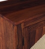 Adelaide Sheesham Wood 4 Door Sideboard In Honey Oak Finish