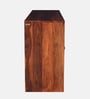 Adelaide Sheesham Wood 4 Door Sideboard In Honey Oak Finish