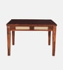 Adelaide Sheesham Wood 4 Seater Dining Table in Honey Oak Finish