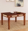 Adelaide Sheesham Wood 4 Seater Dining Table in Honey Oak Finish