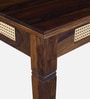 Adelaide Sheesham Wood 4 Seater Dining Table in Provincial Teak Finish