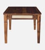 Adelaide Sheesham Wood 4 Seater Dining Table in Provincial Teak Finish