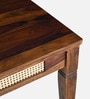 Adelaide Sheesham Wood 4 Seater Dining Table in Provincial Teak Finish