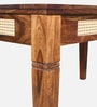 Adelaide Sheesham Wood 6 Seater Dining Set In Provincial Teak Finish With Bench