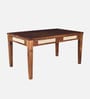 Adelaide Sheesham Wood 6 Seater Dining Set In Provincial Teak Finish With Bench