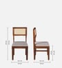 Adelaide Sheesham Wood 6 Seater Dining Set In Provincial Teak Finish With Bench