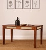 Adelaide Sheesham Wood 6 Seater Dining Table in Honey Oak Finish