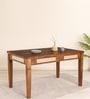Adelaide Sheesham Wood 6 Seater Dining Table in Provincial Teak Finish