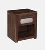 Adelaide Sheesham Wood Bedside Table In Provincial Teak Finish With Drawer