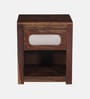 Adelaide Sheesham Wood Bedside Table In Provincial Teak Finish With Drawer