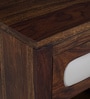 Adelaide Sheesham Wood Bedside Table In Provincial Teak Finish With Drawer