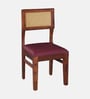 Adelaide Sheesham Wood Dining Chairs In Honey Oak Finish (Set Of 2 )