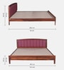 Adelaide Sheesham Wood King Size Bed In Honey Oak Finish