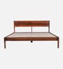 Adelaide Sheesham Wood King Size Bed In Honey Oak Finish