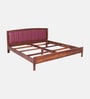 Adelaide Sheesham Wood King Size Bed In Honey Oak Finish