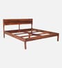 Adelaide Sheesham Wood King Size Bed In Honey Oak Finish
