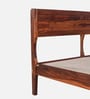 Adelaide Sheesham Wood Queen Size Bed In Honey Oak Finish