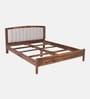 Adelaide Sheesham Wood Queen Size Bed In Provincial Teak Finish