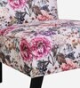 Adelaide Fabric Slipper Chair In Pink Floral Print