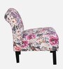 Adelaide Fabric Slipper Chair In Pink Floral Print