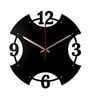 Adele Engineered Wood Black Wall Clock