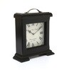Adele Mango Wood Black Modern Wall Clock