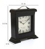 Adele Mango Wood Black Modern Wall Clock