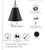 Adelmar Black Metal Hanging Light