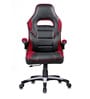 Elegant Leatherette Gaming Chair in Black & Red Colour