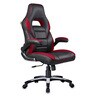 Elegant Leatherette Gaming Chair in Black & Red Colour