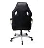 Modern Designer Gaming Chair In Cream & Black Colour