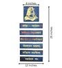 Adiyogi Shiva Mantra Resin Wall Hanging