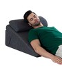 Adjustable 24x12 Inch Memory Foam Bed Wedge with Headrest Wedge