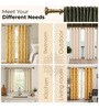 Soft Gold Adjustable Curtain Rod 44 to 120 Inch (Pack of 1)