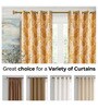Soft Gold Adjustable Curtain Rod for Windows 44 to 120 Inch (Pack of 1)