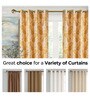 Soft Gold Adjustable Curtain Rod for Windows 44 to 120 Inch (Pack of 1)