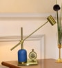 Adjustable LED Table Lamp with Vintage Clock