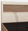 Sappora King Size Bed in Bella Noce & Highland Pine Color with Hydraulic Storage