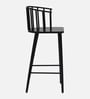 Adler Metal Bar Stool In Black Colour
