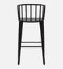 Adler Metal Bar Stool In Black Colour