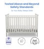 Adley Solid Wood Crib in White Finish