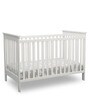 Adley Solid Wood Crib in White Finish